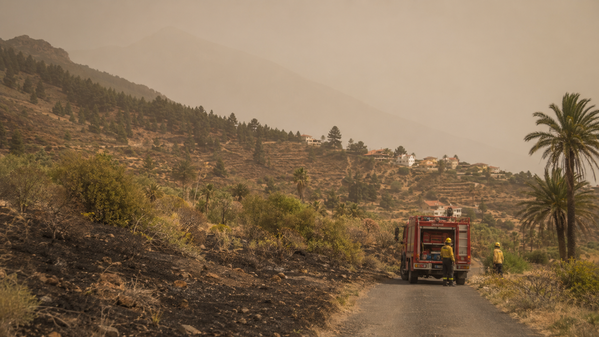 Foto: Tenerife entra en alerta por calor y riesgo de incendios ante la llegada de aire sahariano